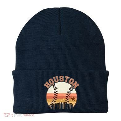 Retro Houston Baseball Fan Beanie