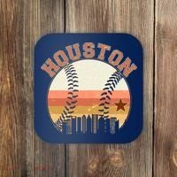 Retro Houston Baseball Fan Coaster thumb 0