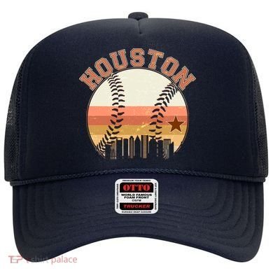 Retro Houston Baseball Fan Hat