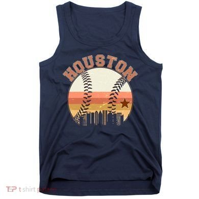 Retro Houston Baseball Fan Tank Top