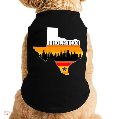 Retro Houston Texas Baseball Throwback Doggie Tank