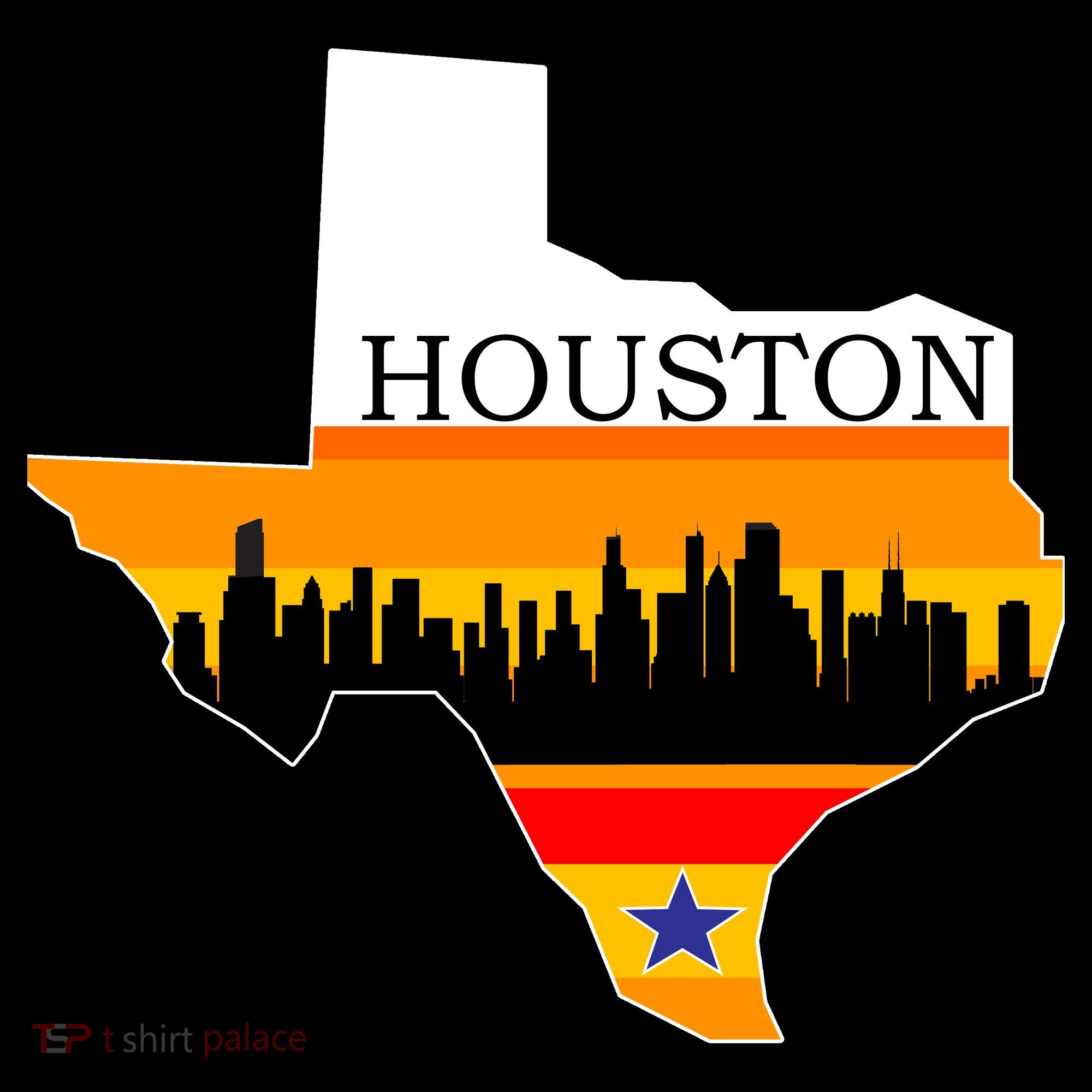 Retro Houston Texas Baseball Throwback Doggie Tank