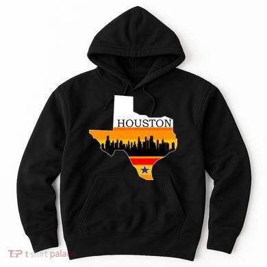 Retro Houston Texas Baseball Throwback Hoodie