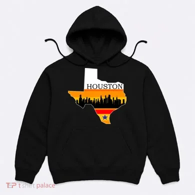 Retro Houston Texas Baseball Throwback Hoodie