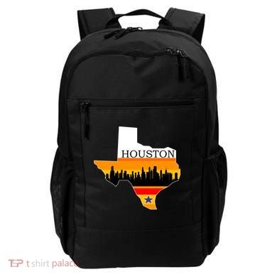 Retro Houston Texas Baseball Throwback Backpack