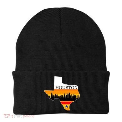 Retro Houston Texas Baseball Throwback Beanie