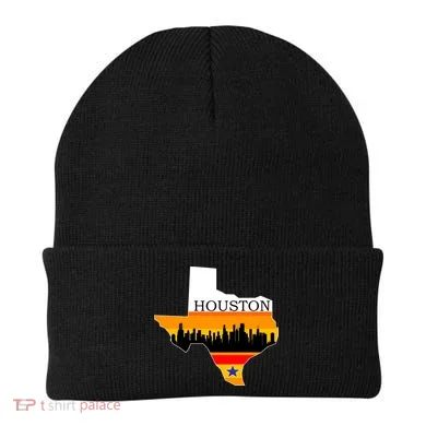 Retro Houston Texas Baseball Throwback Beanie