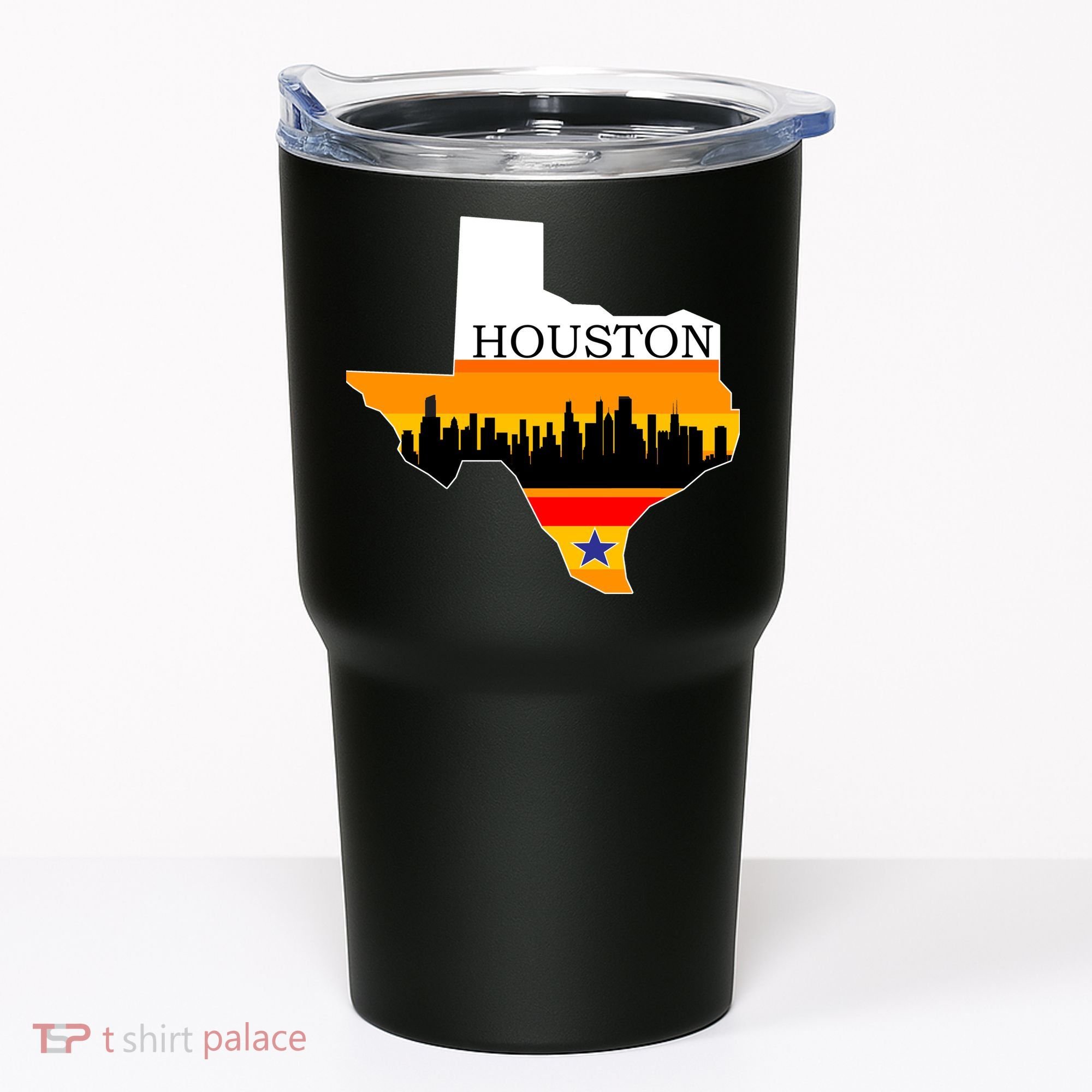 Retro Houston Texas Baseball Throwback Tumbler