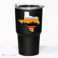 Retro Houston Texas Baseball Throwback Tumbler thumb 0