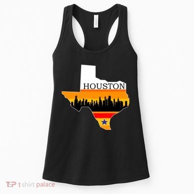 Retro Houston Texas Baseball Throwback Women's Tank Top