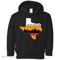 Retro Houston Texas Baseball Throwback Toddler Hoodie thumb 0