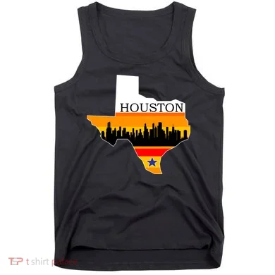 Retro Houston Texas Baseball Throwback Tank Top