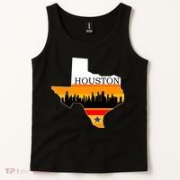 Retro Houston Texas Baseball Throwback Tank Top thumb 2