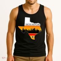 Retro Houston Texas Baseball Throwback Tank Top thumb 3