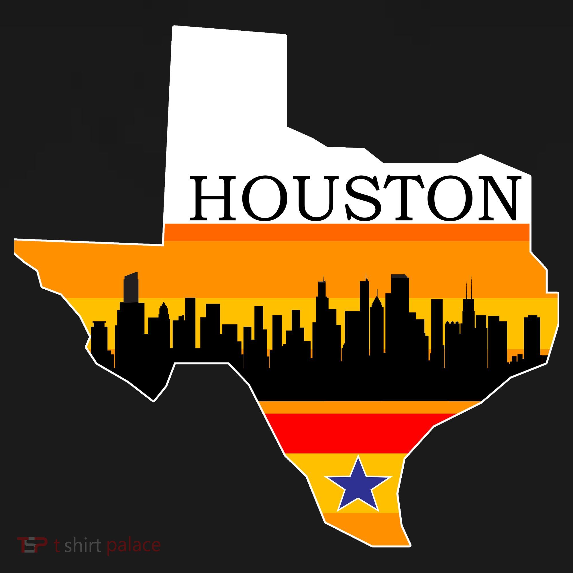 Retro Houston Texas Baseball Throwback Tank Top