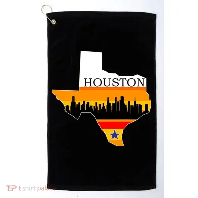 Retro Houston Texas Baseball Throwback Golf Towel