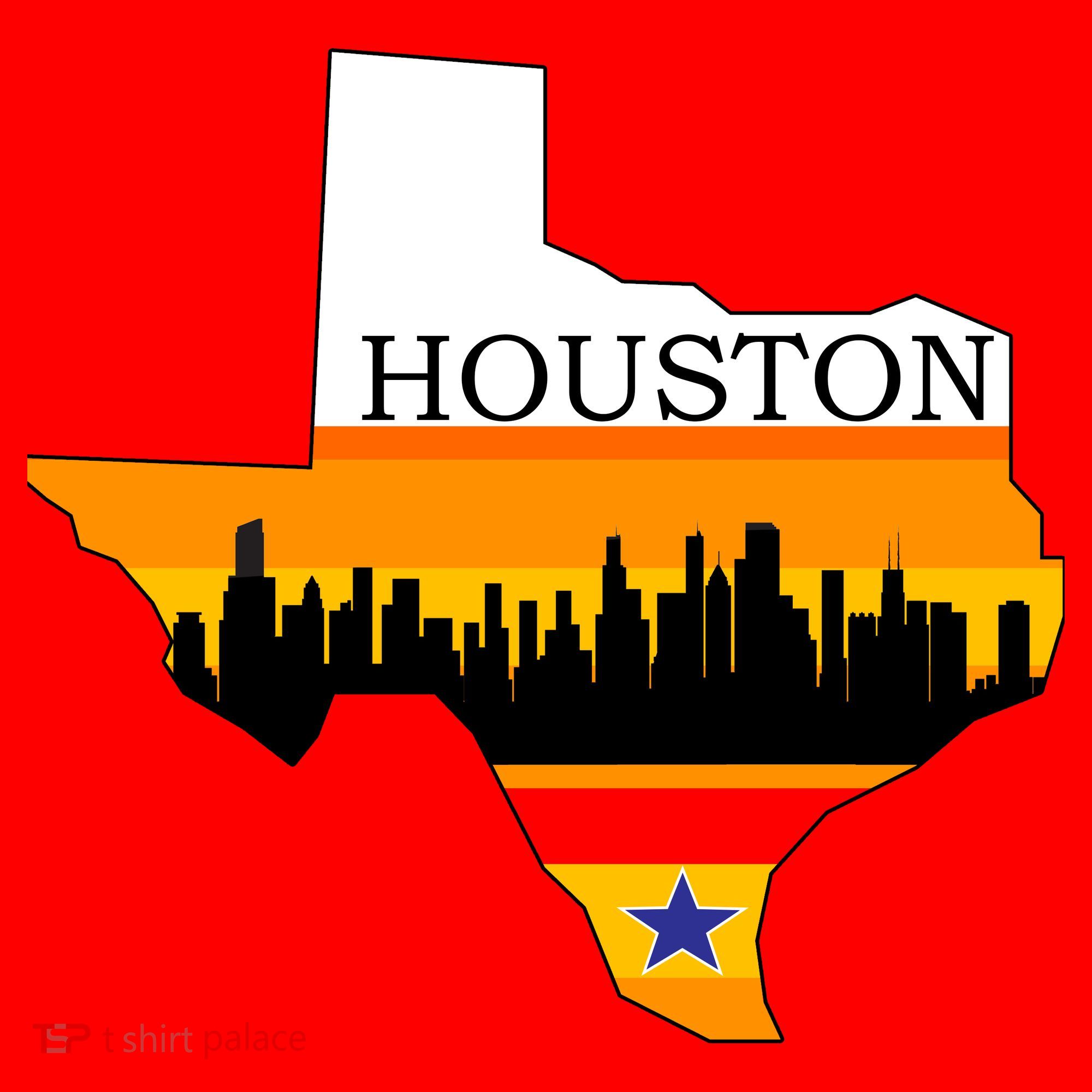 Retro Houston Texas Baseball Throwback Santa Hat