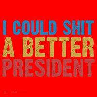 Retro I Could Shit A Better President Funny Meme Santa Hat thumb 1