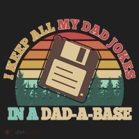 Retro I Keep All My Dad Jokes In A Dad A Base Women's Sweatshirt thumb 2