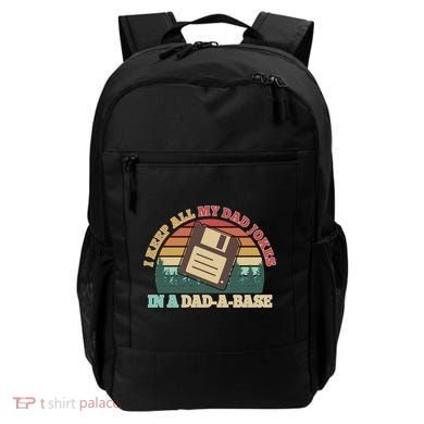 Retro I Keep All My Dad Jokes In A Dad A Base Backpack