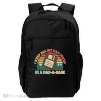 Retro I Keep All My Dad Jokes In A Dad A Base Backpack thumb 0