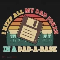 Retro I Keep All My Dad Jokes In A Dad A Base Women's Hoodie thumb 2