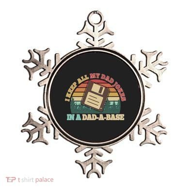 Retro I Keep All My Dad Jokes In A Dad A Base Ornament