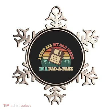 Retro I Keep All My Dad Jokes In A Dad A Base Ornament