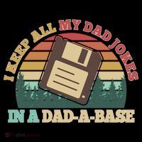 Retro I Keep All My Dad Jokes In A Dad A Base Women's Tank Top thumb 5