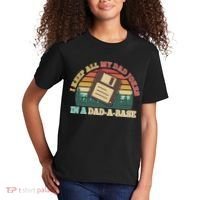 Retro I Keep All My Dad Jokes In A Dad A Base Kids T-Shirt thumb 2