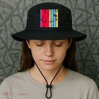 Retro I Love Dogs Bucket Hat thumb 3