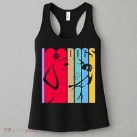Retro I Love Dogs Women's Tank Top thumb 3