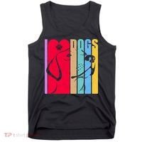 Retro I Love Dogs Tank Top thumb 0