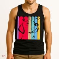 Retro I Love Dogs Tank Top thumb 3