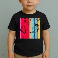 Retro I Love Dogs Toddler T-Shirt thumb 2