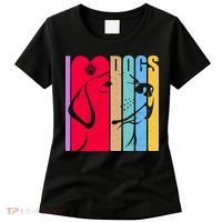 Retro I Love Dogs Women's T-Shirt thumb 0