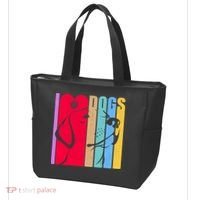 Retro I Love Dogs Tote Bag thumb 3