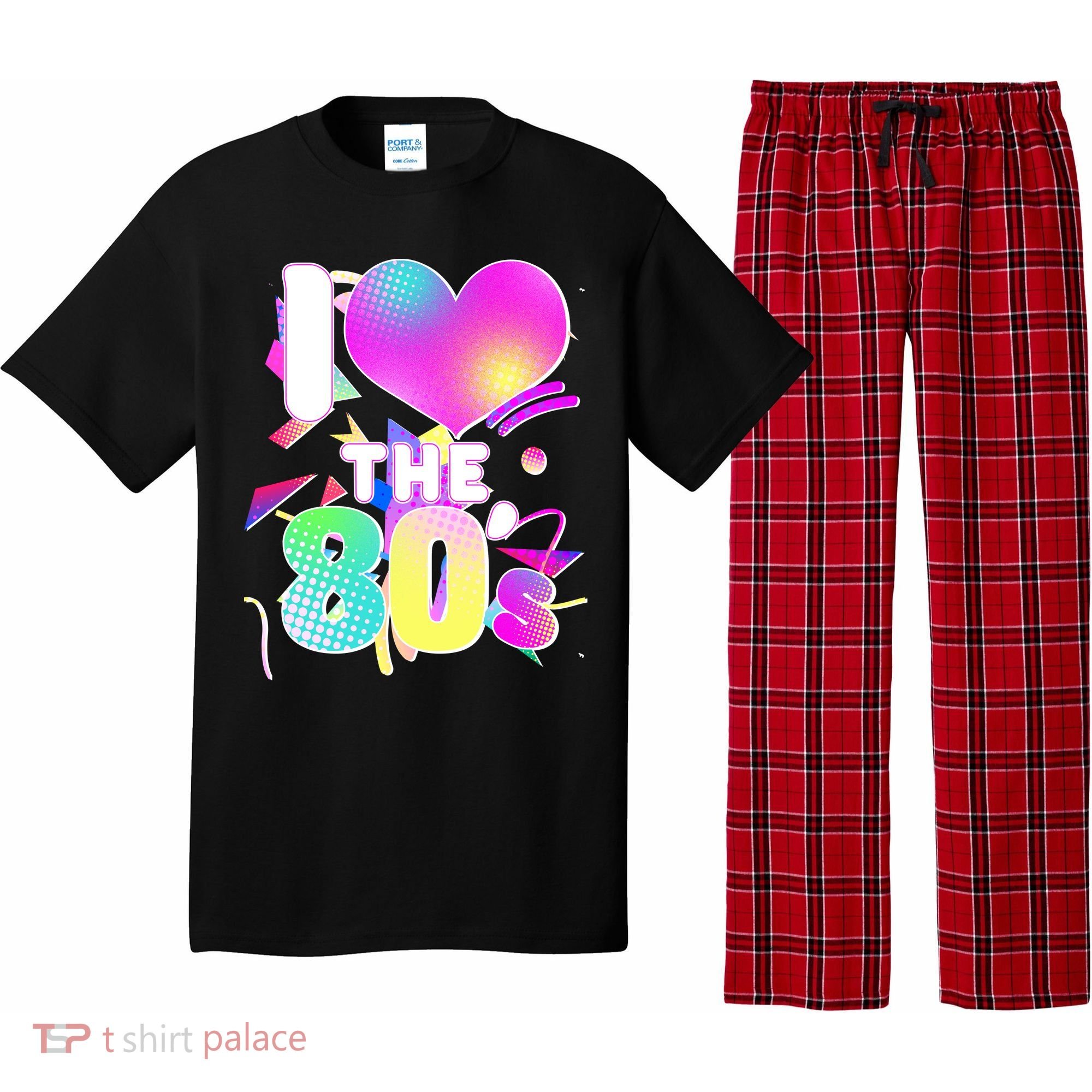 Retro I Love The 80's  Pajama Set