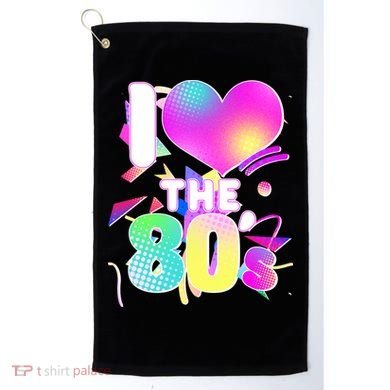 Retro I Love The 80's  Golf Towel