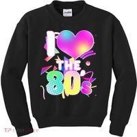 Retro I Love The 80's  Kids Sweatshirt thumb 0