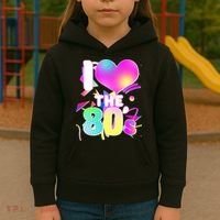 Retro I Love The 80's  Kids Hoodie thumb 3