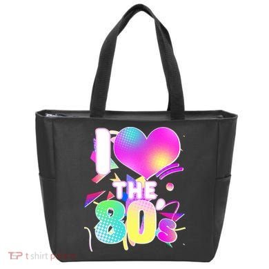 Retro I Love The 80's  Tote Bag