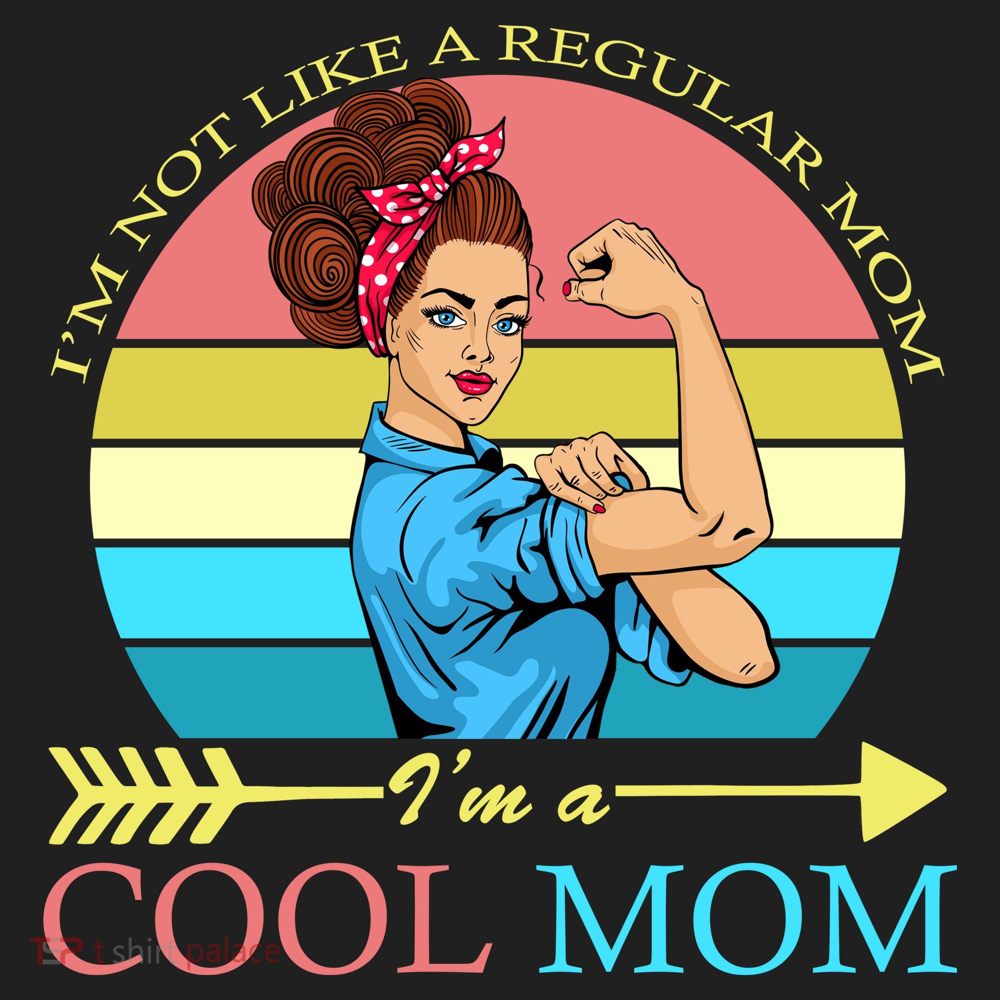 Retro I'm Not A Regular Mom I'm A Cool Mom Women's Sweatshirt