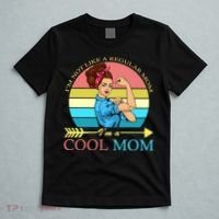 Retro I'm Not A Regular Mom I'm A Cool Mom T-Shirt thumb 5