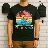 Retro I'm Not A Regular Mom I'm A Cool Mom T-Shirt thumb 6