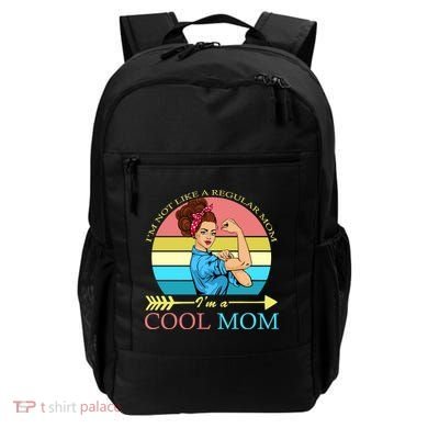 Retro I'm Not A Regular Mom I'm A Cool Mom Backpack