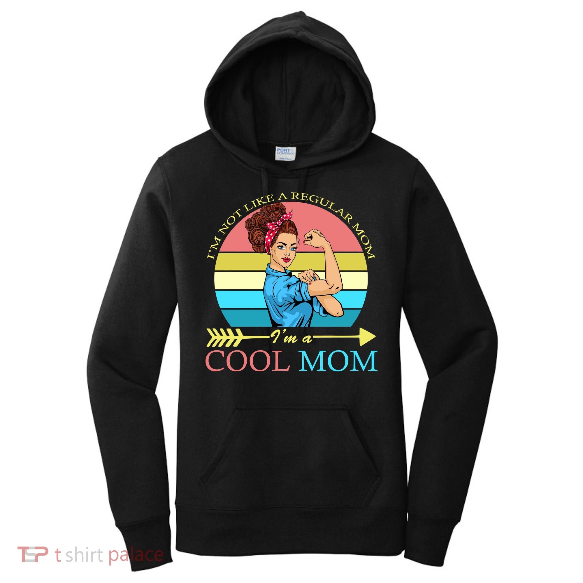 Retro I'm Not A Regular Mom I'm A Cool Mom Women's Hoodie