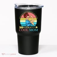 Retro I'm Not A Regular Mom I'm A Cool Mom Tumbler thumb 0
