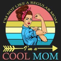 Retro I'm Not A Regular Mom I'm A Cool Mom Hat thumb 2