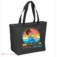 Retro I'm Not A Regular Mom I'm A Cool Mom Tote Bag thumb 2